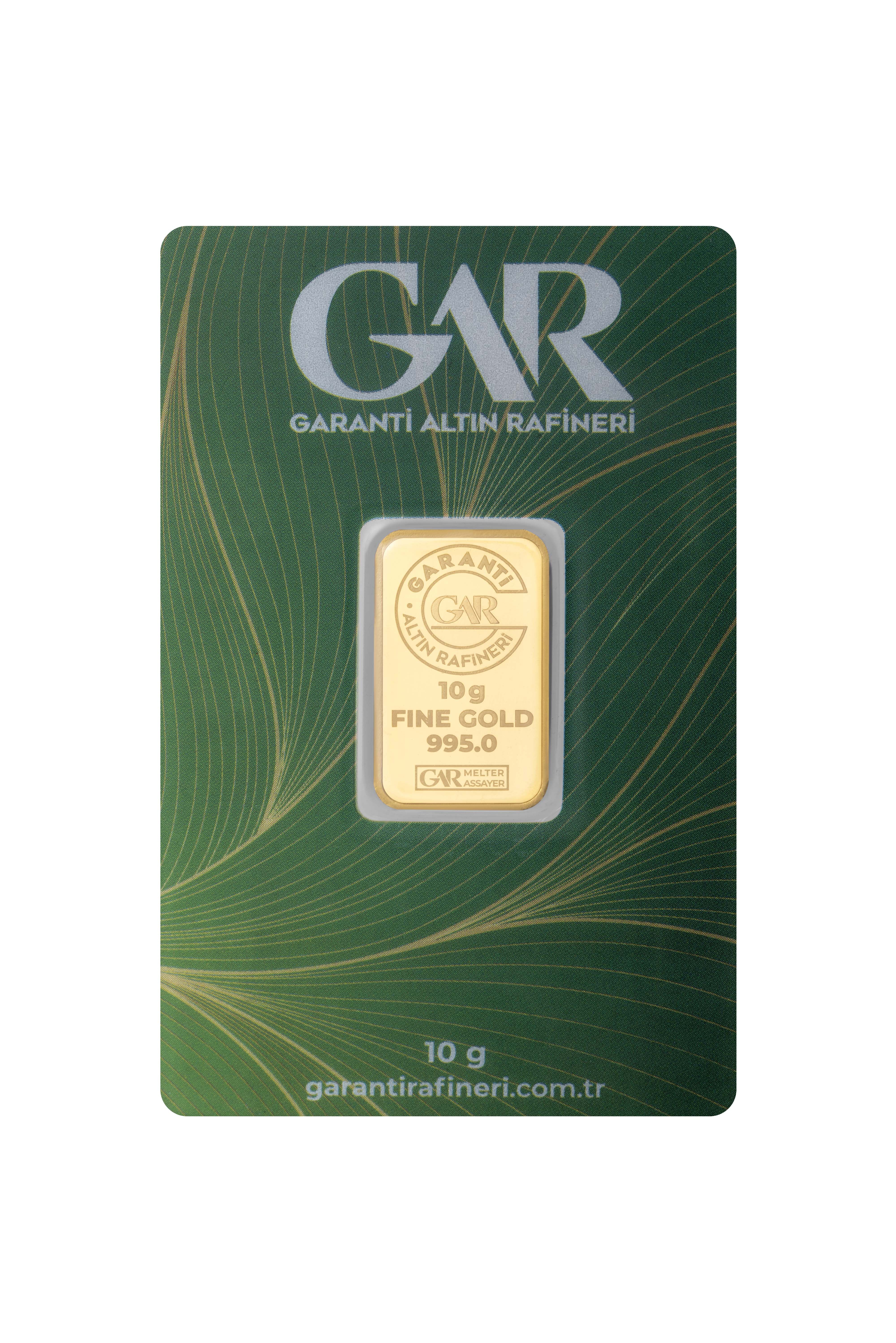 10 gr 24 Ayar GAR Gram Altın