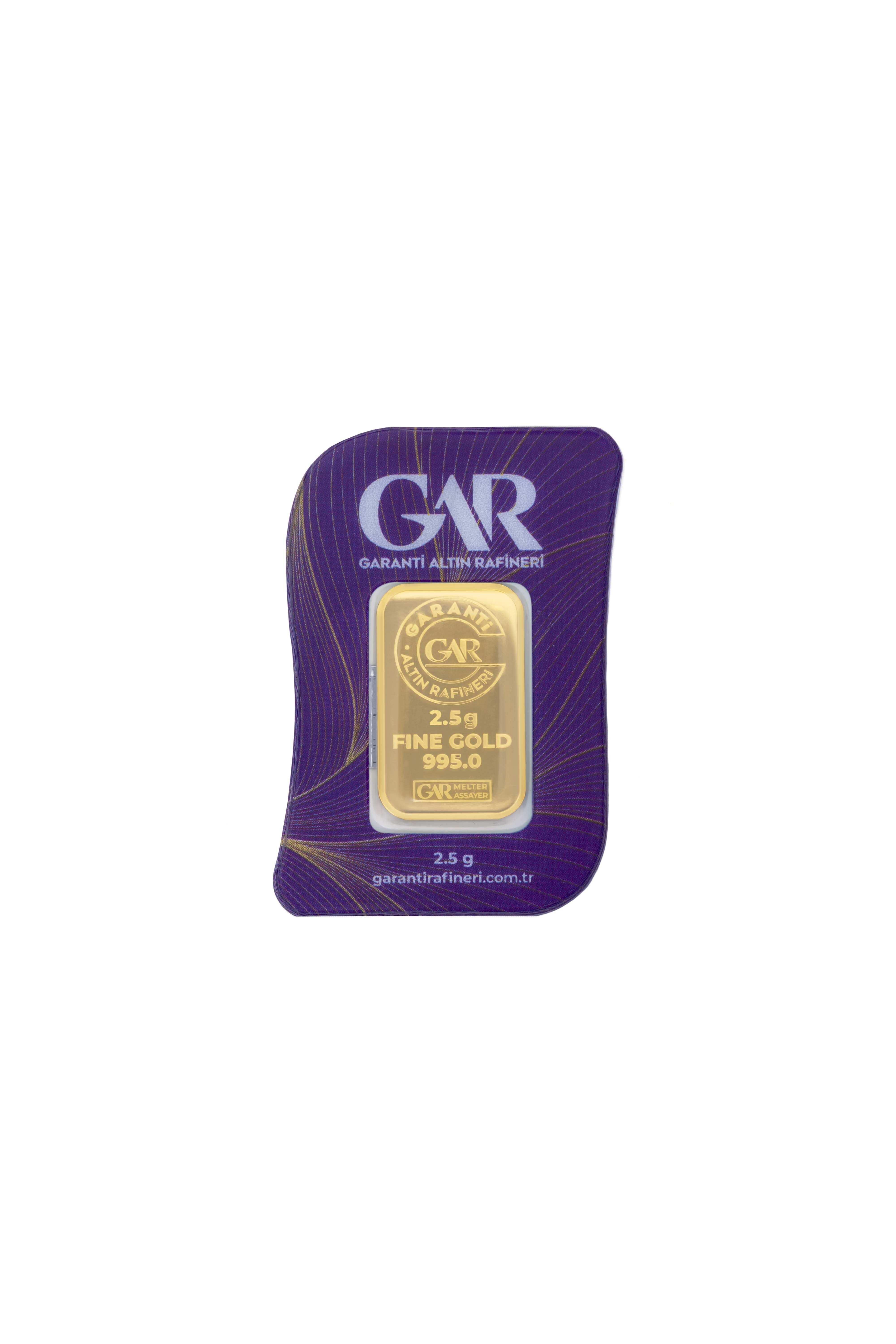2.5 gr 24 Ayar GAR Gram Altın