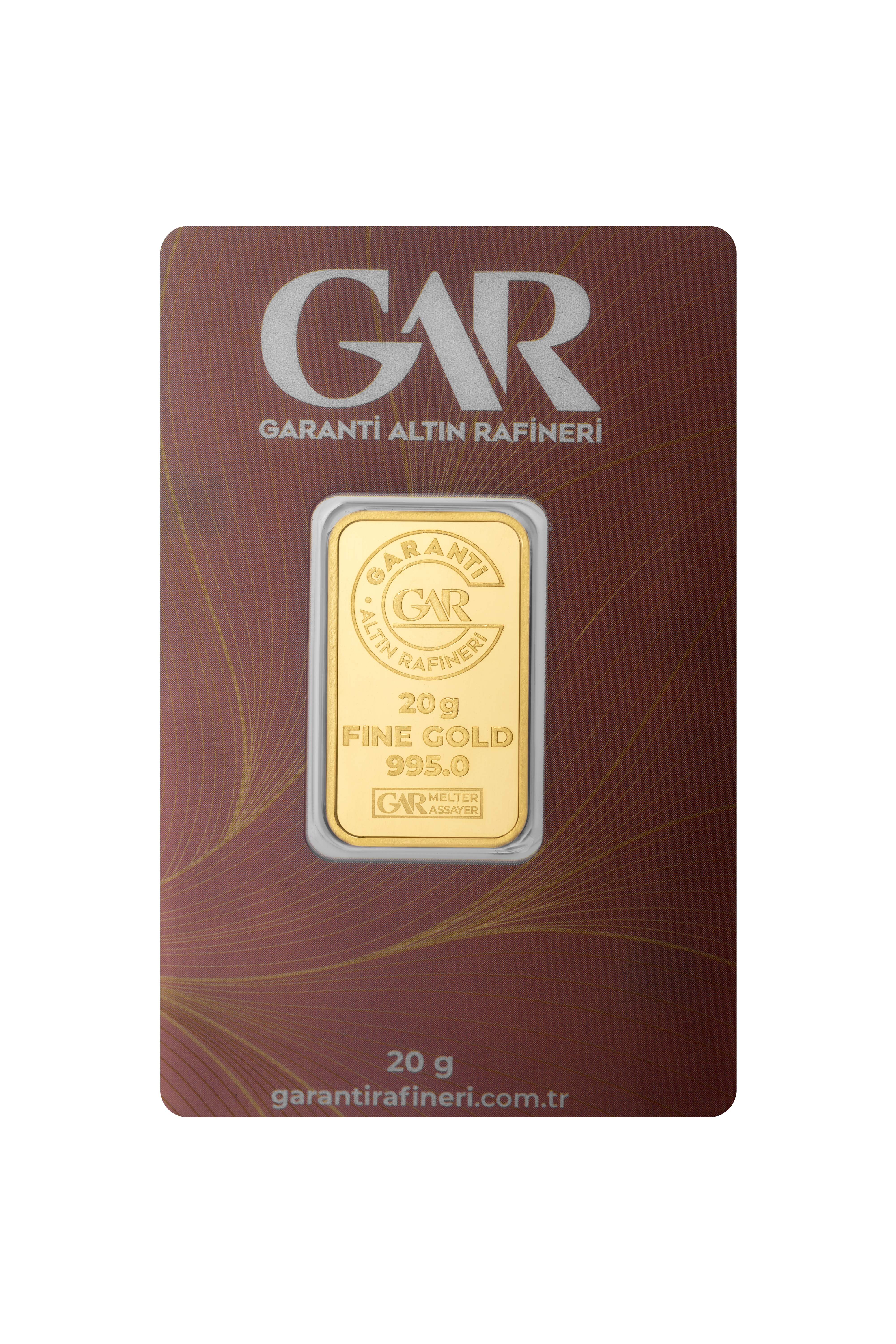 20 gr 24 Ayar GAR Gram Altın