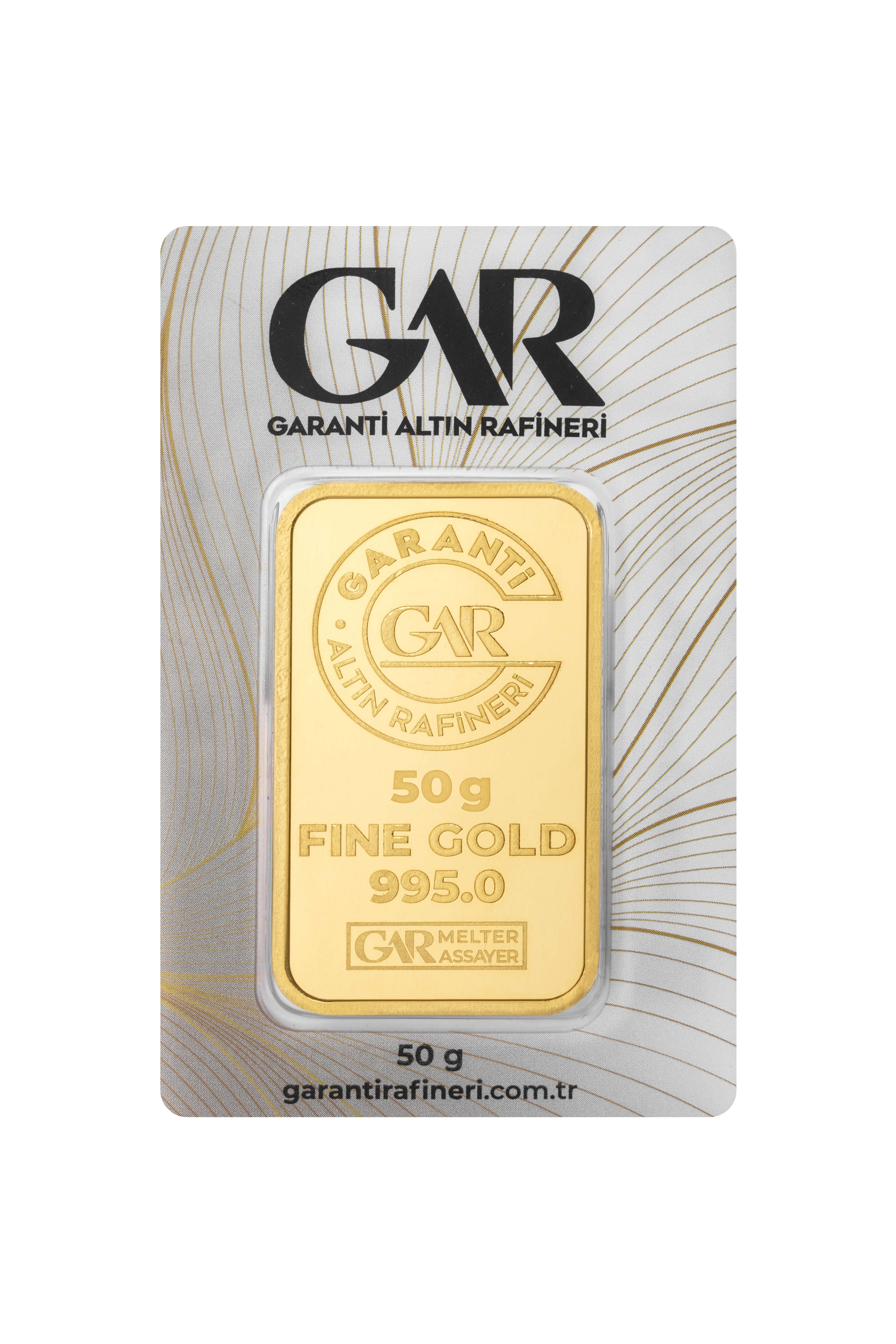 50 gr 24 Ayar GAR Gram Altın